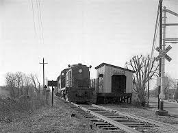 Reading S Exton Station In Exton Pa 1950 Railroad Caboose Train