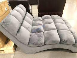 Bainbridge microfiber chaise lounge, description: Bainbridge Fabric Chaise Lounge Costcochaser