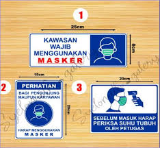 Lpp semarang kawasan wajib menggunakan. Jual Stiker Area Wajib Masker Terbaru Lazada Co Id