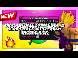 An op gui for dragon ball z final stand with the following features Dragon Ball Z Final Stand Script Pastebin 2019 Preuzmi