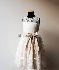 On Sale Lace Flower Girl Dress Wedding Flower Girl Dress Flower Girl Dresses With Bow Sash Gi Wedding Dresses For Girls Girls Lace Dress Flower Girl Dresses