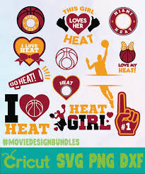 Download Miami Heat Nba Bundle Svg Png Dxf Movie Design Bundles