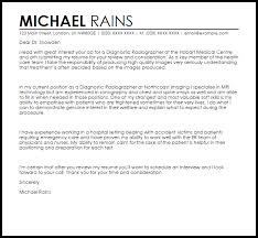 Sometimes, that becomes even more imp. Diagnostic Radiographer Cover Letter Sample Cover Letter Templates Examples