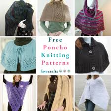 The vintage patterns wiki has over 83,500 sewing patterns dating until 1992. Two Piece Knit Poncho Pattern Favecrafts Com