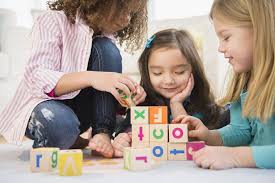 Image result for image kids building with blocks