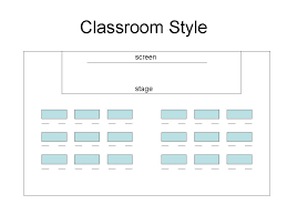 theatre style seating plan college and school design