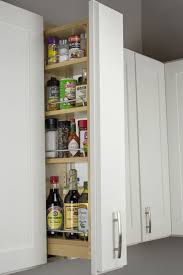 Fillers are intended to be installed in new kitchen cabinet construction and will not work in existing cabinets. Pull Out Storage Cabinet Pull Out Spice Rack Shelves Cliqstudios