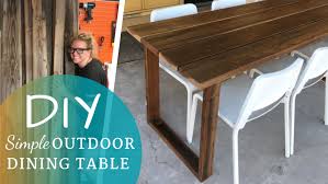 Welcome to a new collection of diy ideas in which we are going to show you 16 awesome diy dining table ideas. Diy Simple Outdoor Dining Table The Awesome Orange