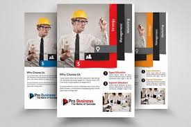 Civil Engineer Architect Business Flyer 125409 Flyers Design Bundles Business Flyer Flyer Civil Engineering