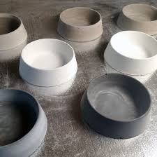 Concrete Dog Bowl By Vertexdesignstudio On Etsy With Images Dog Bowls Dog Food Bowls Ceramic Dog Bowl