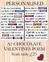 Valentines Chocolate Love Poem Can Be Adapted And Personalised By Artofmemoriesgifts On Etsy Candy Birthday Cards Chocolate Bar Card Candy Poems
