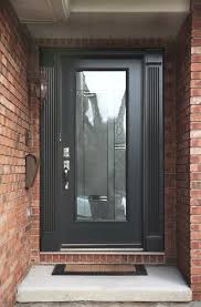 Modern Grey Front Door With Full Glass Insert Glass Front Door Glass Door Full Glass Front Door