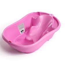 A safe and funny baby bathroom thermometer, baby bath tub toy, also a good baby gift; Okbaby Wave Baby Bath 2 In 1 Infant Toddler Bathtub With Built In Digital Thermometer Integrated Safety And Buy Online In Grenada At Grenada Desertcart Com Productid 184444979
