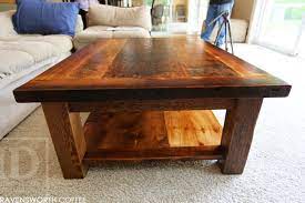Accent your living room with a coffee, console, sofa or end table. Reclaimed Wood Coffee Table For Huntsville Cottage Blog