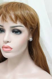 Delicate Gold Pearl Earrings, Vintage Style CZ Bridal Jewelry