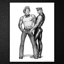 Tom of Finland Poster Print western Beef gay - Etsy