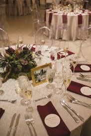 Burgundy Napkins On Ivory Tablecloth Wedding Table Linens Fall Wedding Tables Gold And Burgundy Wedding