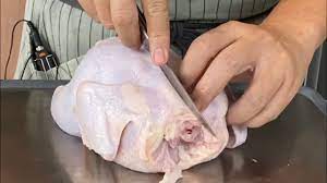 Cook the carcass and bones. How To Debone A Whole Chicken Easily How To Remove Bones From Chicken Youtube
