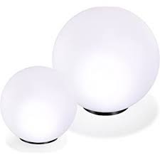 Solar Leuchtkugel 2er Set 20 Und 30 Cm 7 Lichtfarben Dauerlicht Oder Wechsellicht 8 Std Leuchtdauer Solarleuchte Es Solarleuchten Gartenleuchte Kugel Leuchten