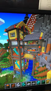This type of house is going to stick out like a sore thumb in your typical game of minecraft, but if you're on a server that has more of a city based world then you would fit in nicely! This Is My Mountain Wall House Please Comment How I Could Pimp It Up Even More Minecraft