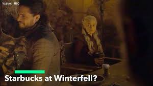 Hbo responds to coffee cup mistake in 'game of thrones' episode. Hbo Removes Starbucks Coffee Cup Left In Game Of Thrones Episode Bloomberg