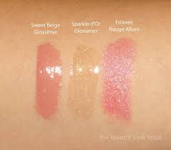 Chanel Sweet Beige Sparkle D Or Glossimer And Enivree Rouge Allure The Beauty Look Book