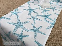 Shop table runners, dinner napkins, cocktail napkins and tea towels for formal or casual settings. Kitchen Dining Bar Gray Nautical Table Runner Coastal Home Decor Starfish Beach House Decor Linens Home Garden Citricauca Com