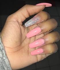 This gorgeous style is also sometimes known as ballerina nails. 44 Coffin Acrylic Summer Nail Designs 2019 Koees Blog