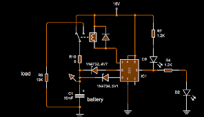 Two siren sound circuit that is using ic 555 schematic diagram. Simple Auto Battery Charger By 555 All About Circuits