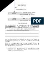 Kasunduan format sangla agreement sample : Kasunduan Sa Pagpapaupa