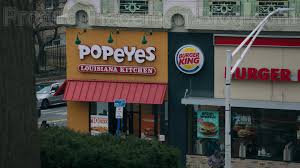 A hamburger, burger or hamburger sandwich is a popular dish believed to have been invented in the united states owing to influence from the cuisine of hamburg, germany. Popeyes And Burger King Fast Food Restaurants In Billions S05e04 Opportunity Zone 2020