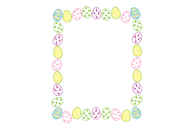 Download Decorative Easter Eggs Border Svg Cut File By Creative Fabrica Crafts Creative Fabrica PSD Mockup Templates