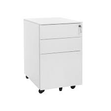 Check spelling or type a new query. White Steel Mobile File Cabinet With Lock Home Office Songmics