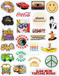 60 S Stickers Hydroflask Stickers Aesthetic Stickers Iphone Case Stickers