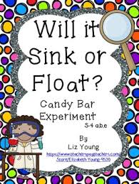 sink or float candy bar experiment