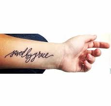 Ephesians 2 8 9 Saved By Grace Tattoo Small Arm Smalltattoosarm Grace Tattoos Small Tattoos Verse Tattoos