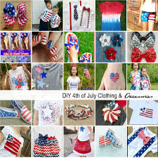 There was a time when dressing up for the fourth of july was as easy as red, white, and blue. Diy 4th Of July Clothing And Accessories The Idea Room