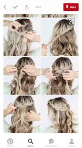 Pin By Stacey Locke On Beauty Easy Hairstyles For Thick Hair Thick Hair Styles Bridesmaid Hair Half Up