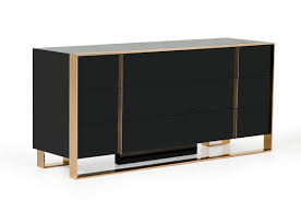 Black And Rose Gold Dresser Nova Domus Cartier Modern Black Rosegold Dresser Dresser Gold Dresser Modern Nightstand