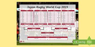 free rugby world cup 2019 fixtures wall chart