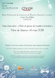 Bpjeps animation sociale fiche m?tier. Calameo Fiche Seance 14 03 Bpjeps Loisirs Tous Publics