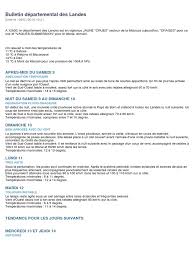 Installez la météo de mont de marsan sur votre site. Bulletin Departemental De Meteo France A 9 Jours Ouragans En Atlantique Plaie