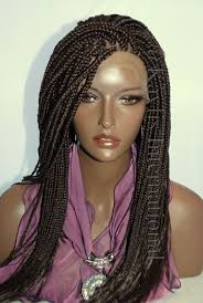 Black Box Braids With Color In The Front Fully Hand Braided Lace Front Wig Anita Color 33 In 22 Box Braid Lace Front Wigs Wigs Lace Wigs