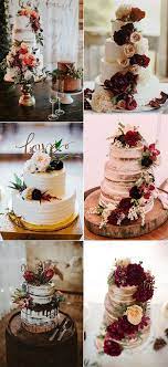Burgundy Fall Wedding Cakes For 2018 Trends Jpg 600 1 311 Pixels Wedding Cake Table Wedding Cake Alternatives Burgundy Wedding Cake