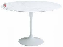 110 x 50 x 105 cm (l x l x h) taille de l'étagère (chacune) : Table Marbre 110 Cm Ronde Montecarlo Designs