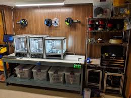 3d Printer Station Printer Station 3d Printer Enclosure Printer Desk