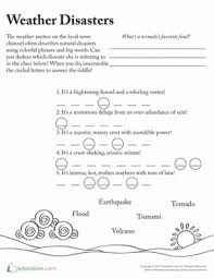 A master application worksheet that starts on the following page helps you develop a history of your education and training, work experience, military service, hobbies and interests, organizational memberships, and community activities. Master Of Disaster Vocabulary Worksheet Education Com