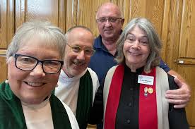 Diocesan bishop leads Holy Trinity Church service in Covina