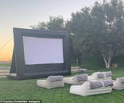From portable systems for backyard movies and corporate. Kourtney Kardashian Takes The Kids Camping In The Backyard Daily Mail Online