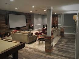 Most homeowners in the greater cleveland area fail to use a large amount of square footage in their homes: Barn Wood Inspired Basement Rustic Basement Cleveland By Della Vella Remodel Houzz
